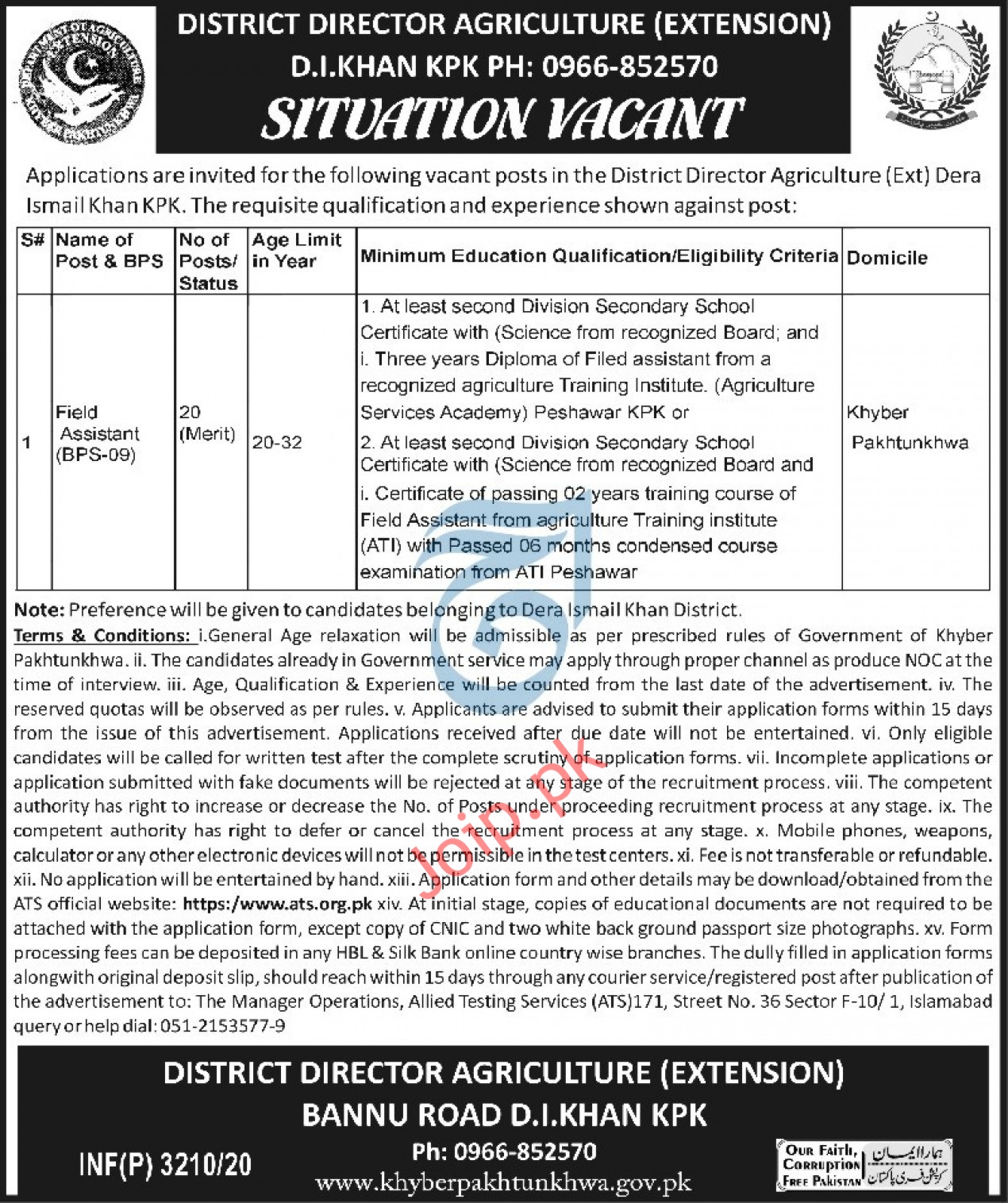 District Director Agriculture Ext